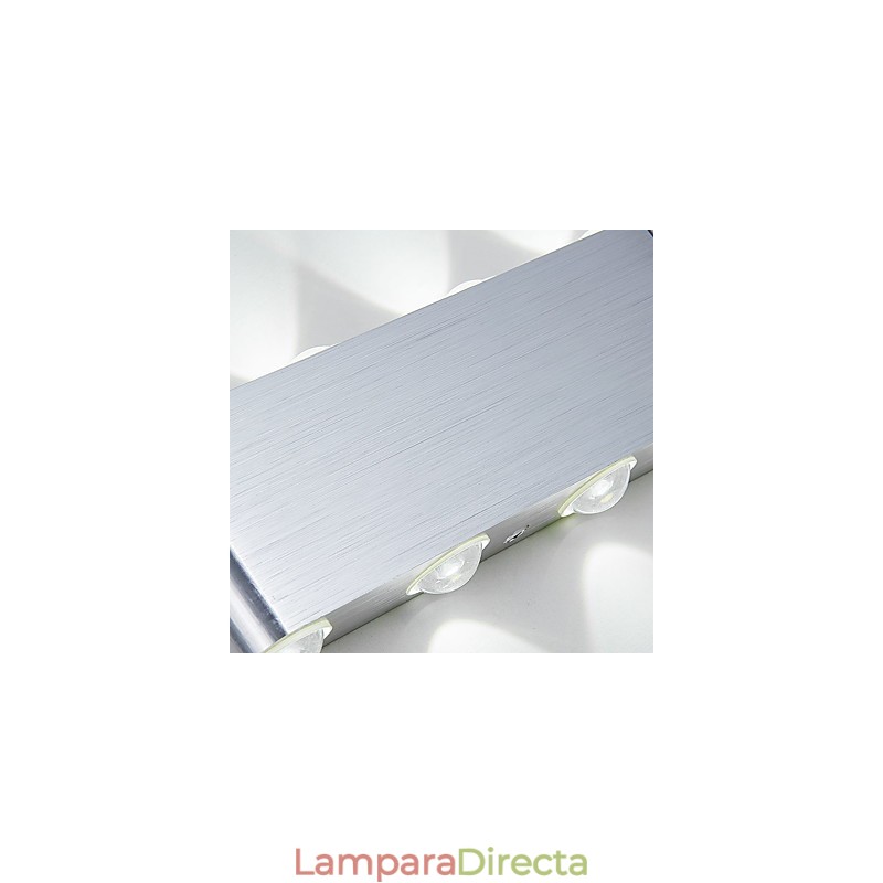 Lámpara de pared empotrada de aluminio moderna y ligera integrada