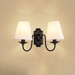 Apliques de pared con luz descendente para protección ocular con pintura contemporánea moderna
