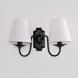 Apliques de pared con luz descendente para protección ocular con pintura contemporánea moderna