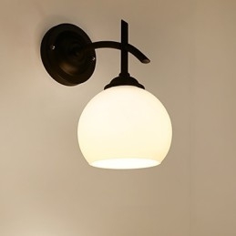Apliques de pared con luz descendente para protección ocular con pintura contemporánea moderna