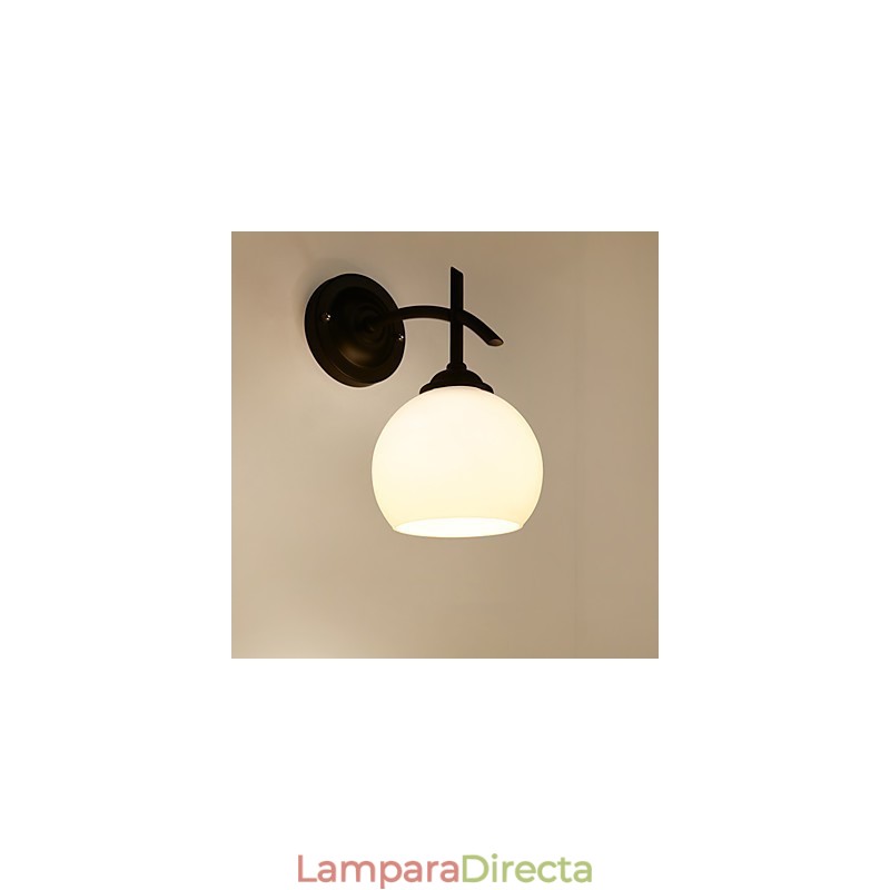 Apliques de pared con luz descendente para protección ocular con pintura contemporánea moderna