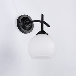Apliques de pared con luz descendente para protección ocular con pintura contemporánea moderna