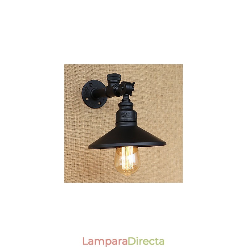 Apliques de pared con luz ambiental estilo mini con pintura retro rústica de estilo campestre.