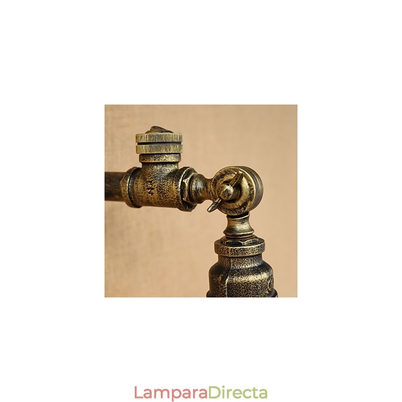 Apliques de pared con luz ambiental estilo mini con pintura retro rústica de estilo campestre.