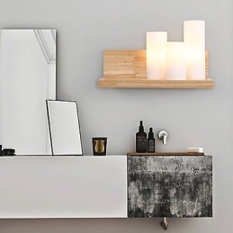 Apliques de pared con luz ambiental, acabado en óxido negro contemporáneo y moderno para protección ocular.