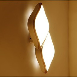 Lámpara de pared moderna contemporánea integrada con pintura contemporánea para luz ambiental.