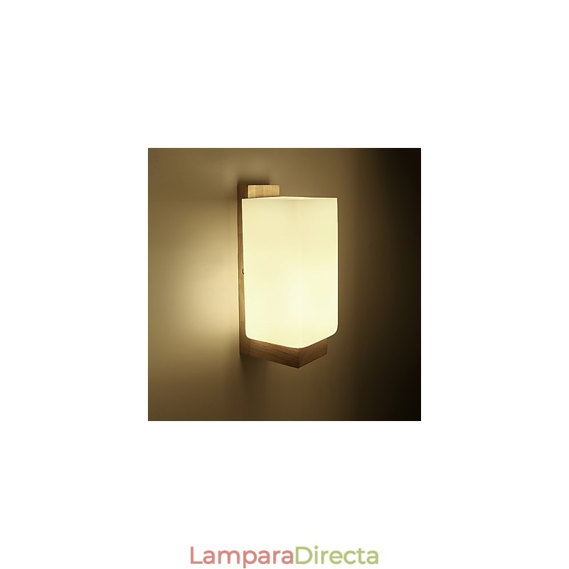 Apliques de pared con luz ambiental y protección ocular con pintura contemporánea moderna