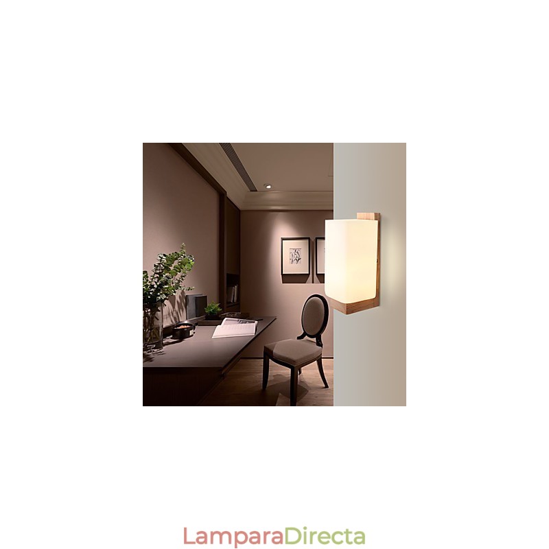 Apliques de pared con luz ambiental y protección ocular con pintura contemporánea moderna