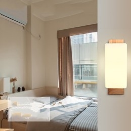 Apliques de pared con luz ambiental y protección ocular con pintura contemporánea moderna