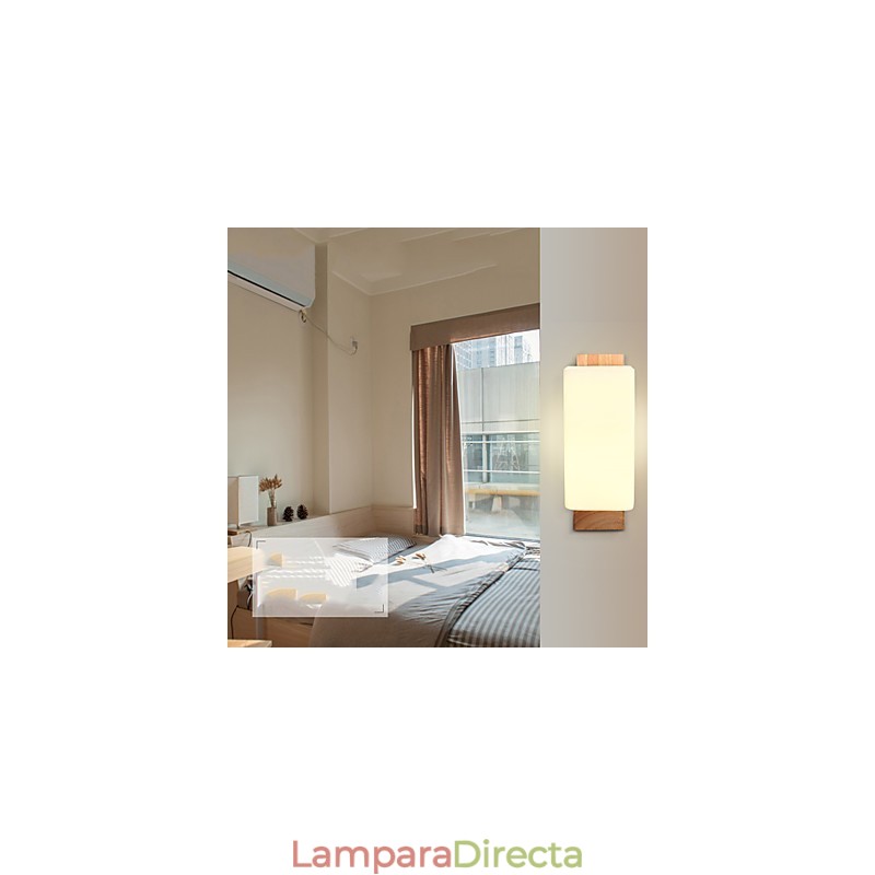 Apliques de pared con luz ambiental y protección ocular con pintura contemporánea moderna
