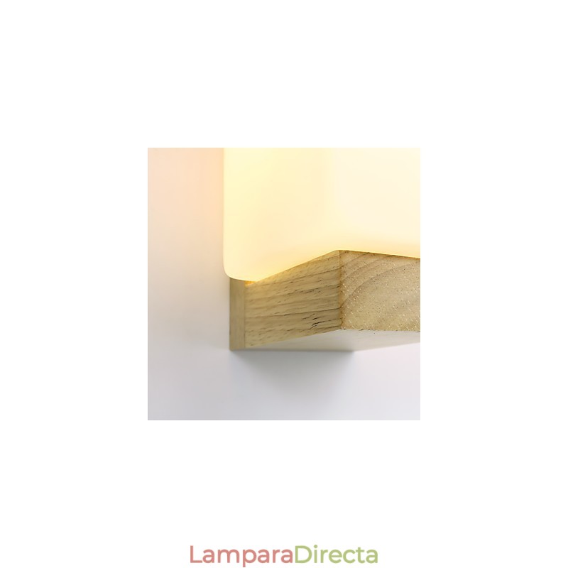 Apliques de pared con luz ambiental y protección ocular con pintura contemporánea moderna