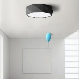 Lámparas de techo geométricas de luz blanca concisas modernas