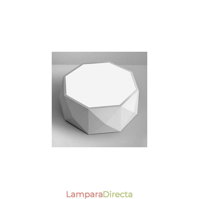 Lámparas de techo geométricas de luz blanca concisas modernas