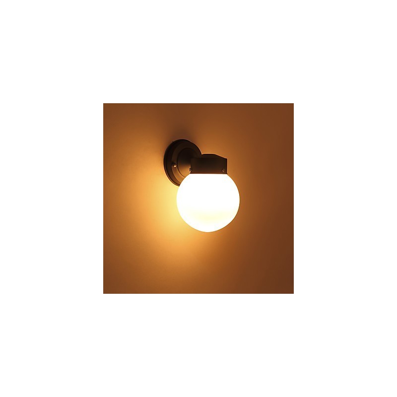 Aplique de pared con luz ambiental de estilo mini con acabado de óxido negro contemporáneo moderno
