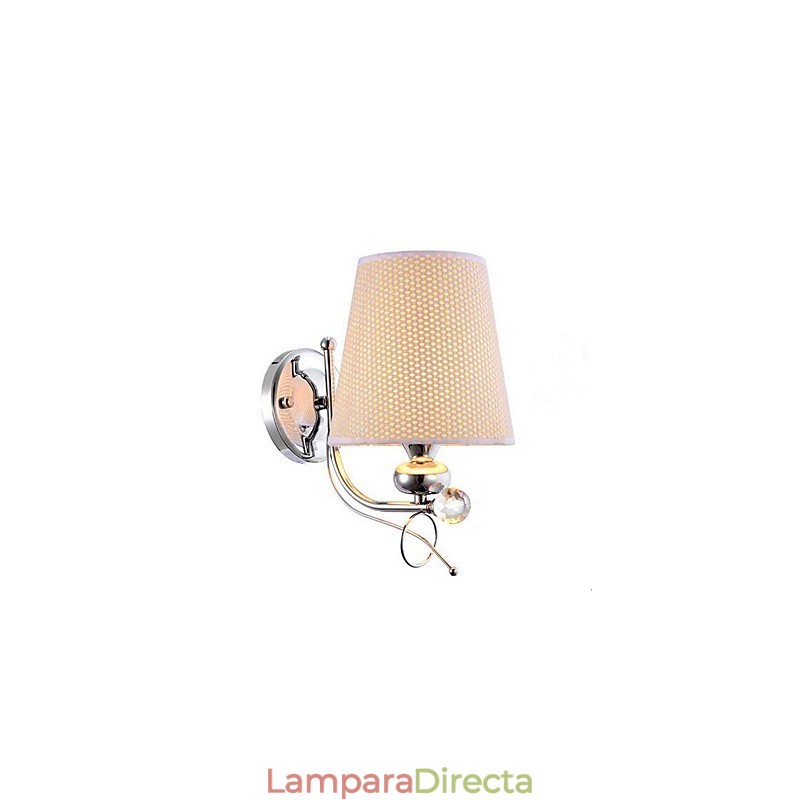 Lámpara de pared moderna y contemporánea con acabado galvanizado para protección ocular de estilo mini.