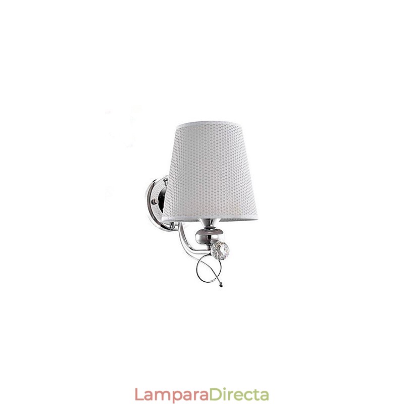 Lámpara de pared moderna y contemporánea con acabado galvanizado para protección ocular de estilo mini.