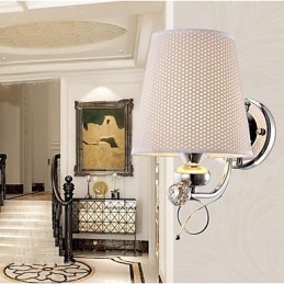 Lámpara de pared moderna y contemporánea con acabado galvanizado para protección ocular de estilo mini.