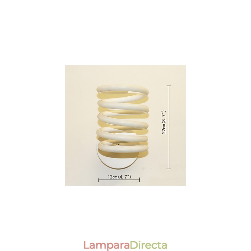 Lámpara de pared de aluminio moderna minimalista para dormitorio, pasillo, lámpara de noche, lámpara creativa