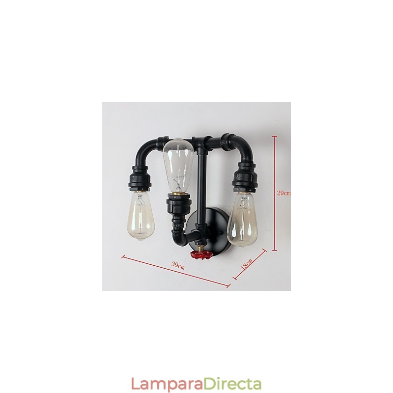 Apliques de pared estilo mini con pintura rústica, estilo moderno, contemporáneo, estilo campestre y retro.