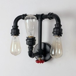 Apliques de pared estilo mini con pintura rústica, estilo moderno, contemporáneo, estilo campestre y retro.