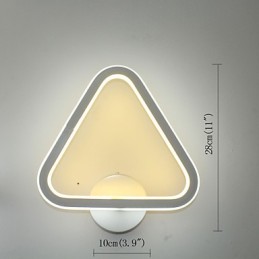 Lámpara de pared de 26 W, iluminación para dormitorio, lámpara de noche, lámpara de pasillo y porche.
