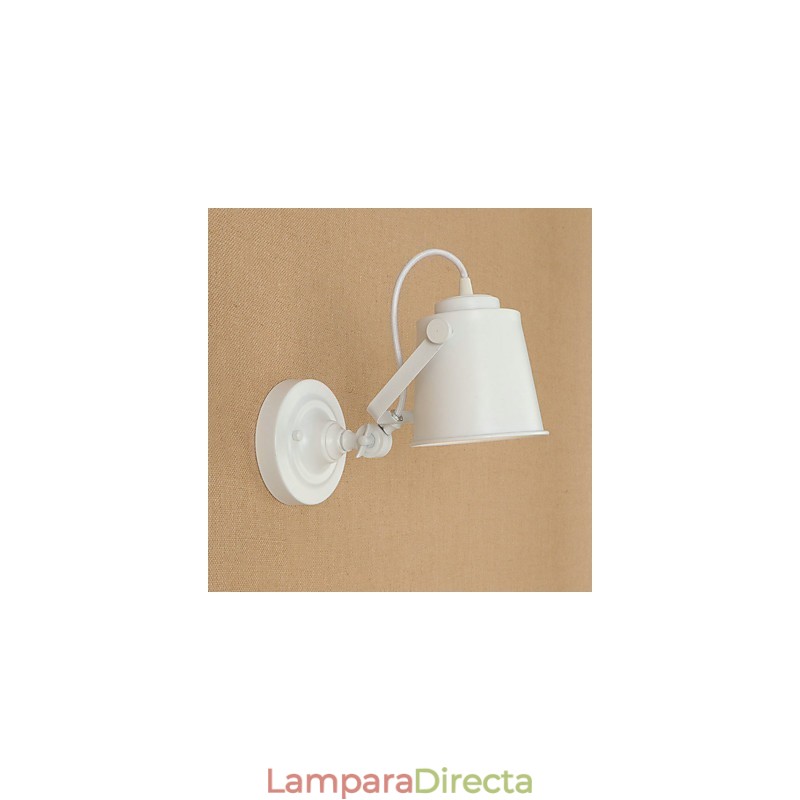 Lámpara de pared de acero pintado, estilo café americano negro, estilo retro, con sable de luz.