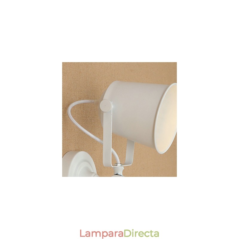 Lámpara de pared de acero pintado, estilo café americano negro, estilo retro, con sable de luz.