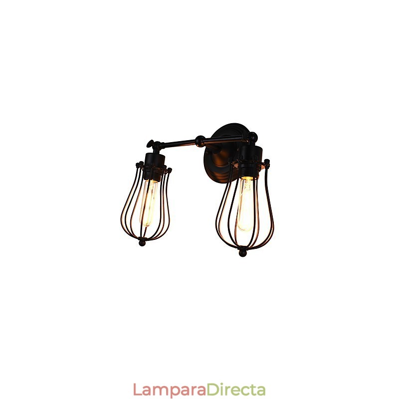 Pintura rústica de cabaña para iluminación ambiental Lámparas de pared Lámpara de pared