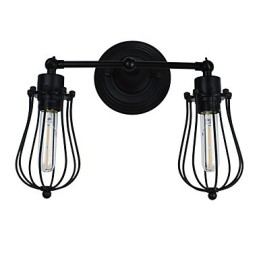 Pintura rústica de cabaña para iluminación ambiental Lámparas de pared Lámpara de pared