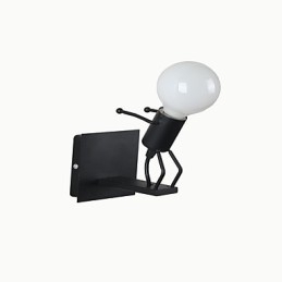 Pintura novedosa de estilo rústico clásico tradicional para apliques de pared con luz empotrada.