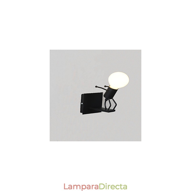 Pintura novedosa de estilo rústico clásico tradicional para apliques de pared con luz empotrada.
