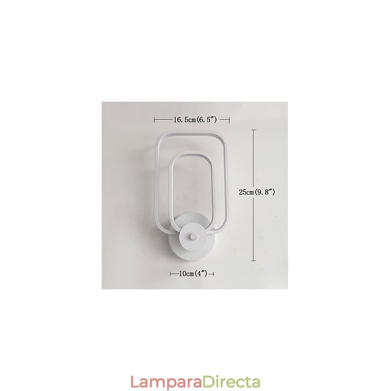 Lámpara de pared de aluminio moderna minimalista para balcón, escalera, lámpara de pared decorativa, luces de noche