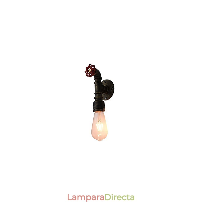 Apliques de pared Aplique de pared Lámpara de pared de hierro Lámpara de sable de luz negra tonta en la pared