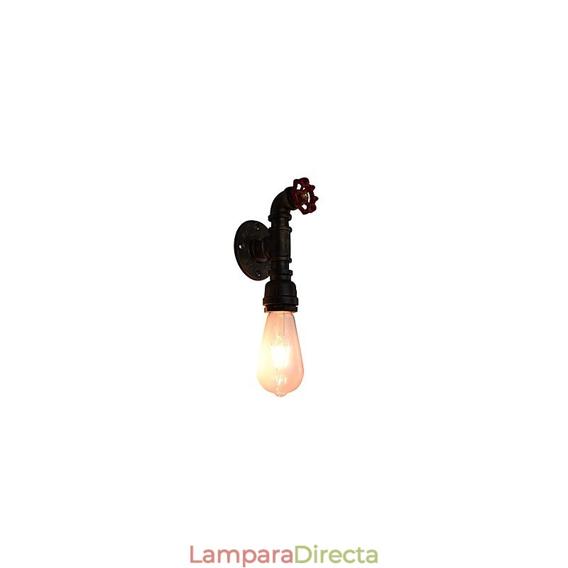 Apliques de pared Aplique de pared Lámpara de pared de hierro Lámpara de sable de luz negra tonta en la pared