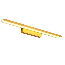 Lámpara de espejo Luces de baño Materiales de aluminio y acrílico Luces de pared Iluminación de maquillaje
