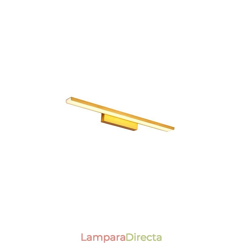 Lámpara de espejo Luces de baño Materiales de aluminio y acrílico Luces de pared Iluminación de maquillaje