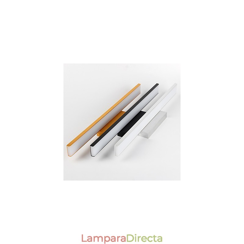 Lámpara de espejo Luces de baño Materiales de aluminio y acrílico Luces de pared Iluminación de maquillaje