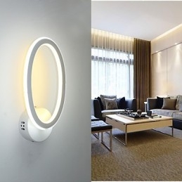 Lámpara de pared de aluminio para interiores, moderna y original, para pasillo, escalera, porche