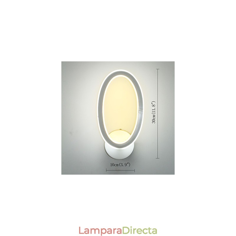 Lámpara de pared de aluminio para interiores, moderna y original, para pasillo, escalera, porche