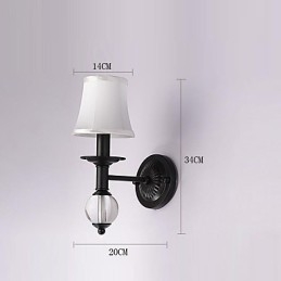 Apliques de pared con luz ambiental de pintura vintage sencilla de estilo rústico