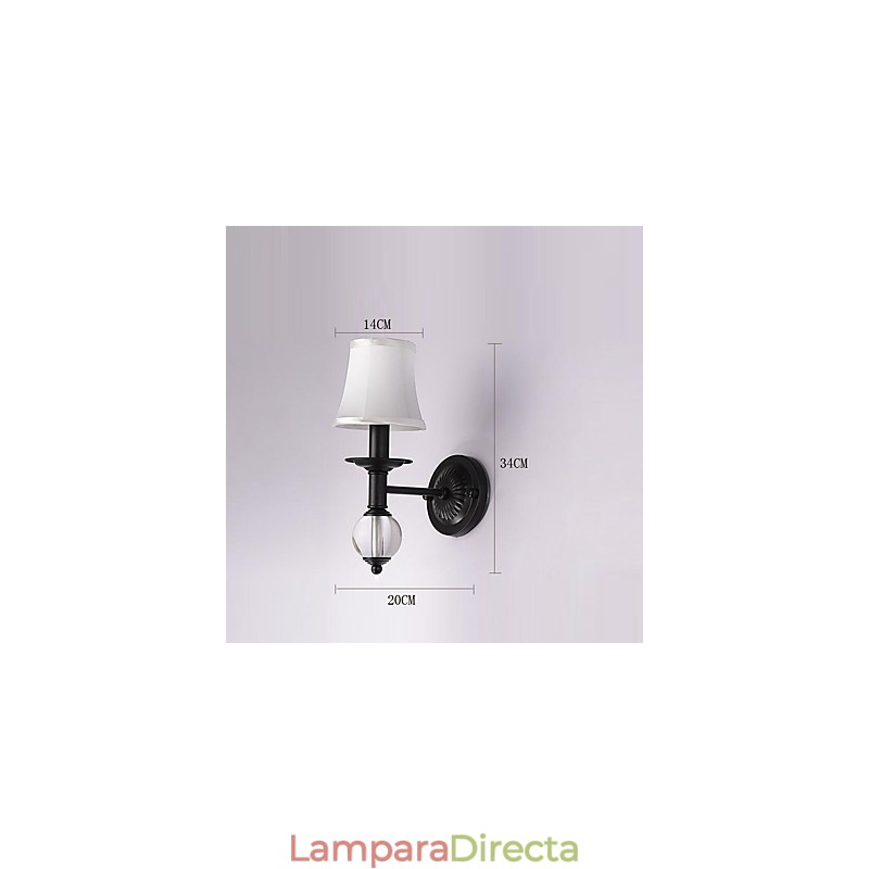 Apliques de pared con luz ambiental de pintura vintage sencilla de estilo rústico