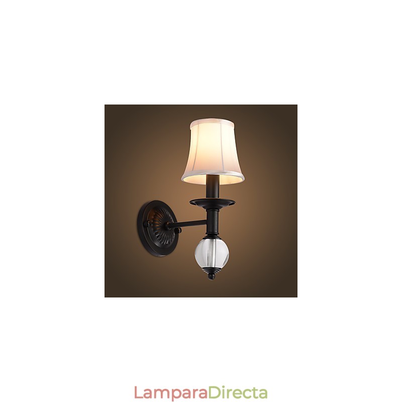 Apliques de pared con luz ambiental de pintura vintage sencilla de estilo rústico