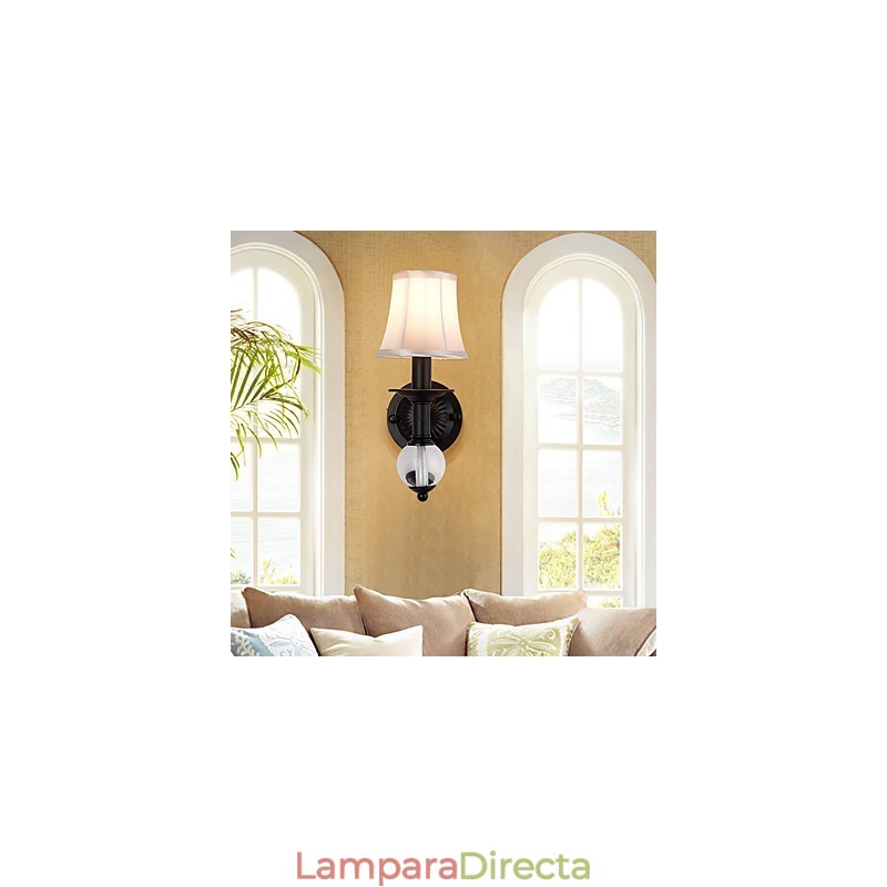 Apliques de pared con luz ambiental de pintura vintage sencilla de estilo rústico