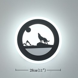 Lámpara de pared para dormitorio, pasillo, escalera, luces, personalidad creativa, lámparas de noche minimalistas modernas.
