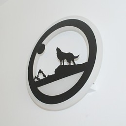 Lámpara de pared para dormitorio, pasillo, escalera, luces, personalidad creativa, lámparas de noche minimalistas modernas.