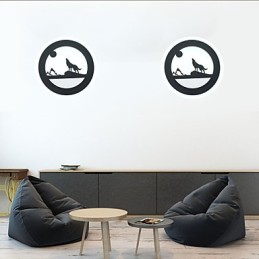 Lámpara de pared para dormitorio, pasillo, escalera, luces, personalidad creativa, lámparas de noche minimalistas modernas.