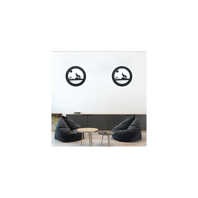 Lámpara de pared para dormitorio, pasillo, escalera, luces, personalidad creativa, lámparas de noche minimalistas modernas.