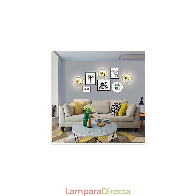 Lámpara de pared para sala de estar, minimalista, moderna, creativa, decorativa, para dormitorio y mesita de noche.