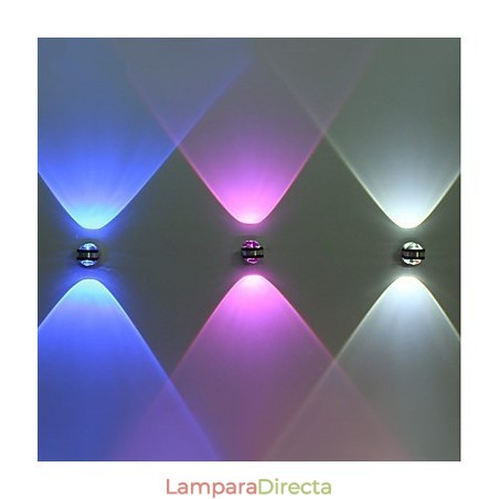 Apliques de pared con luz ambiental estilo mini multicolor Lámpara de pared Apliques de pared con luz ambiental estilo mini multicolor Lámpara de pared