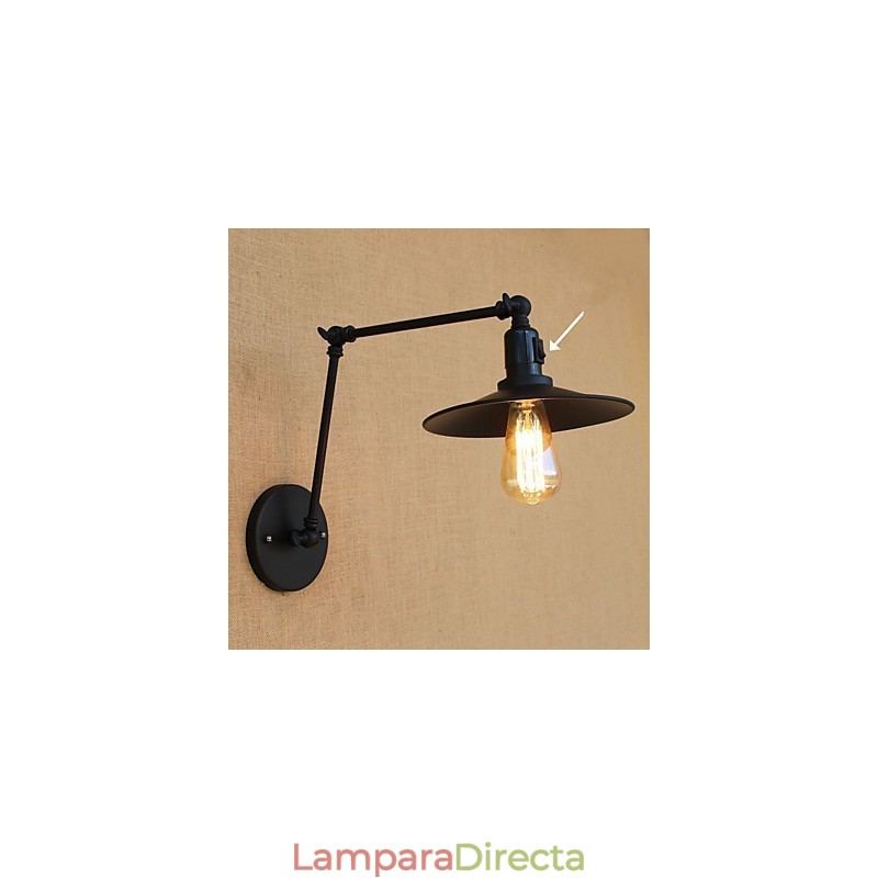Característica de pintura de estilo vintage para luces de brazo oscilante estilo mini